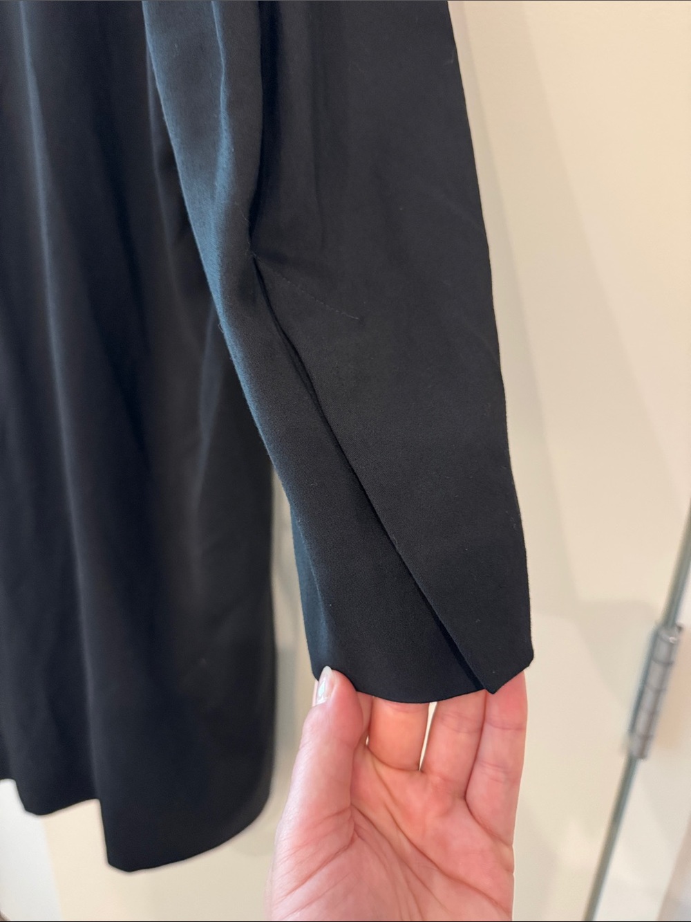 NEW COS Trench Coat in Black, size 12 - Picture 5 of 10